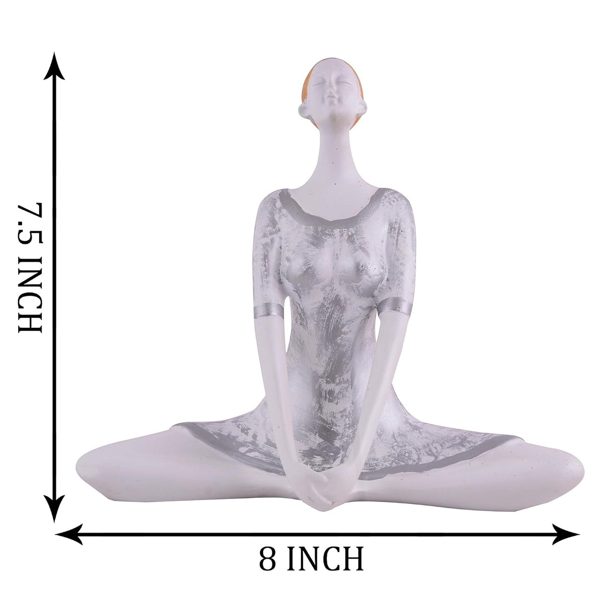 Yoga Lady Home & Office Decor showpiece (y700)