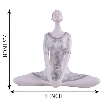 Yoga Lady Home & Office Decor showpiece (y700)