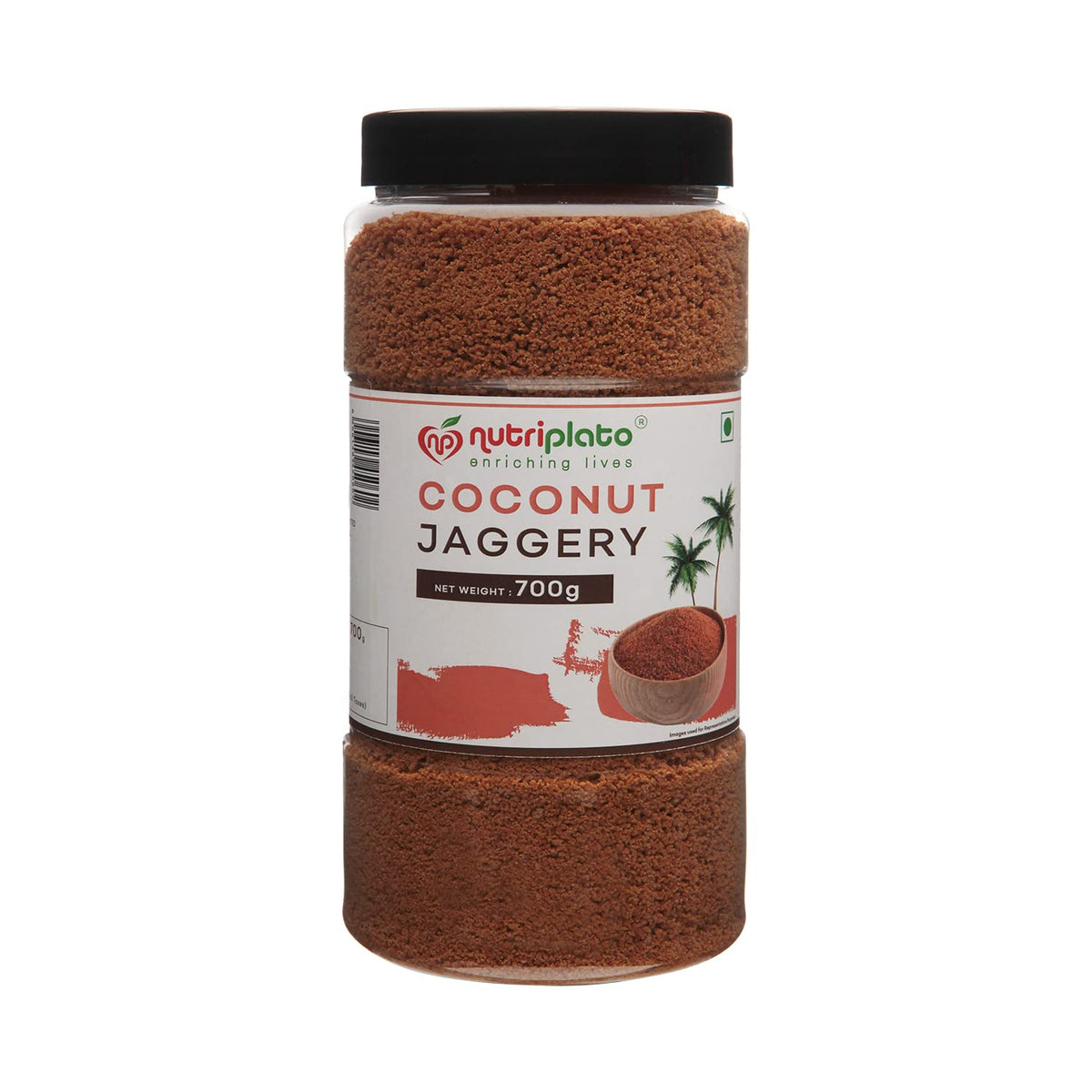 Nutriplato-enriching lives Coconut Jaggery Powder, 700 g