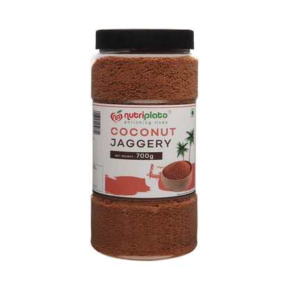 Nutriplato-enriching lives Coconut Jaggery Powder, 700 g