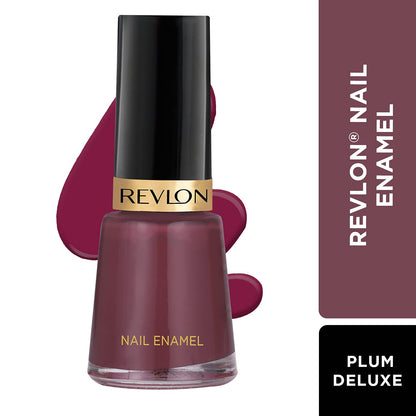 REVLON Matte Finish Nail Enamel, Plum Deluxe, 8ml