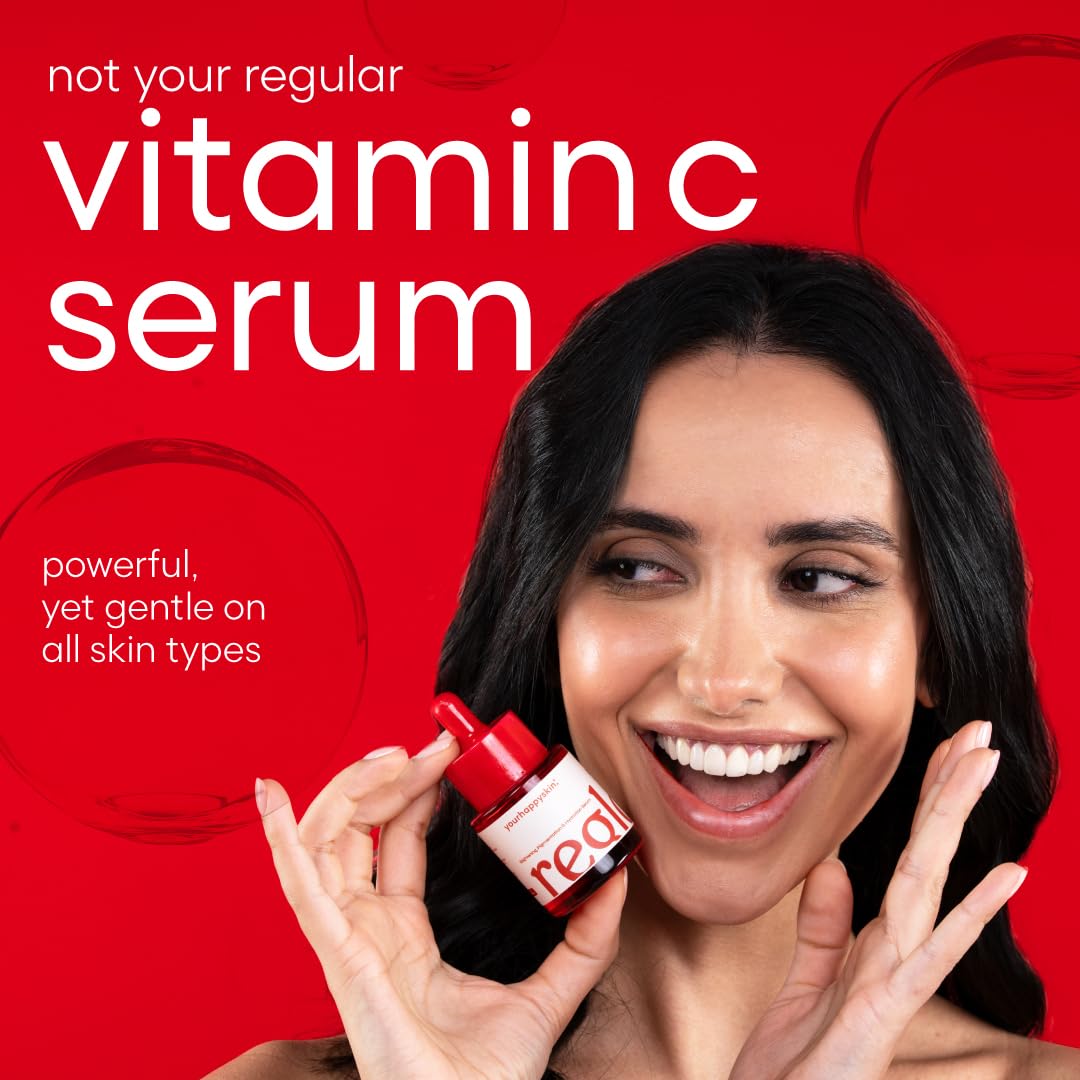 Reglow Face Serum | 15% Vitamin C Complex, Claire Blanche II, Melazero & Hyaluronic Acid |Advanced Pigmentation Control, Dark Spots, Protects Against Pollution and UV | 30 ML