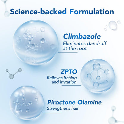 Scalpe Pro Daily Anti-Dandruff Shampoo | Removes Dandruff from Source | Helps with Itching, Irritation & Redness accompanying Dandruff | Scalpe Science | Climbazole & ZPTO Formulation | Strong & Smooth Hair | Daily Use | 100ml