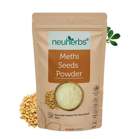 Neuherbs Methi Seeds Powder - 200g | Fenugreek Seeds Powder For Hair Hair Growth & Nourishment | 100% Pure & Natural With No Added Preservatives
