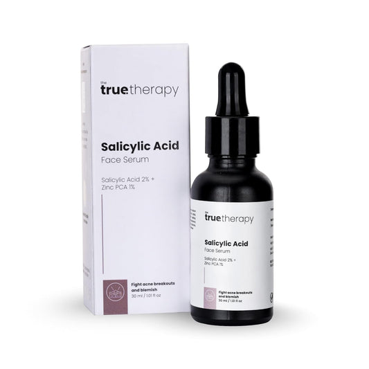 The True Therapy 2.0% Salicylic Acid with Zinc PCA Face Serum for Acne Prone Skin to Treat Acne, Blackheads, Dark Spot, Reduces Blemishes, Excess Oil, Breakout and Enlarge Pores - 30 ml
