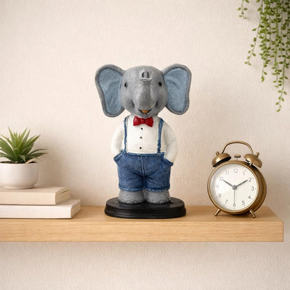 Elephant Statue Showpiece Resin Elephant Decorative Items for Home, Living Room, Office Table, Desk Gifts Decoration Items