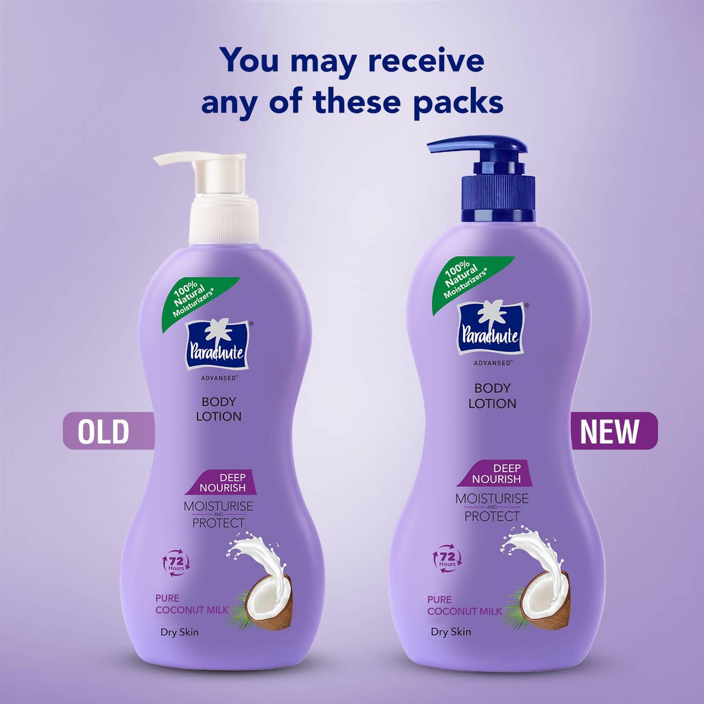 Parachute Advansed Deep Nourish Body Lotion for Women & Men, Dry Skin, 400ml | Pure Coconut Milk, 100% Natural, 72h Moisturisation