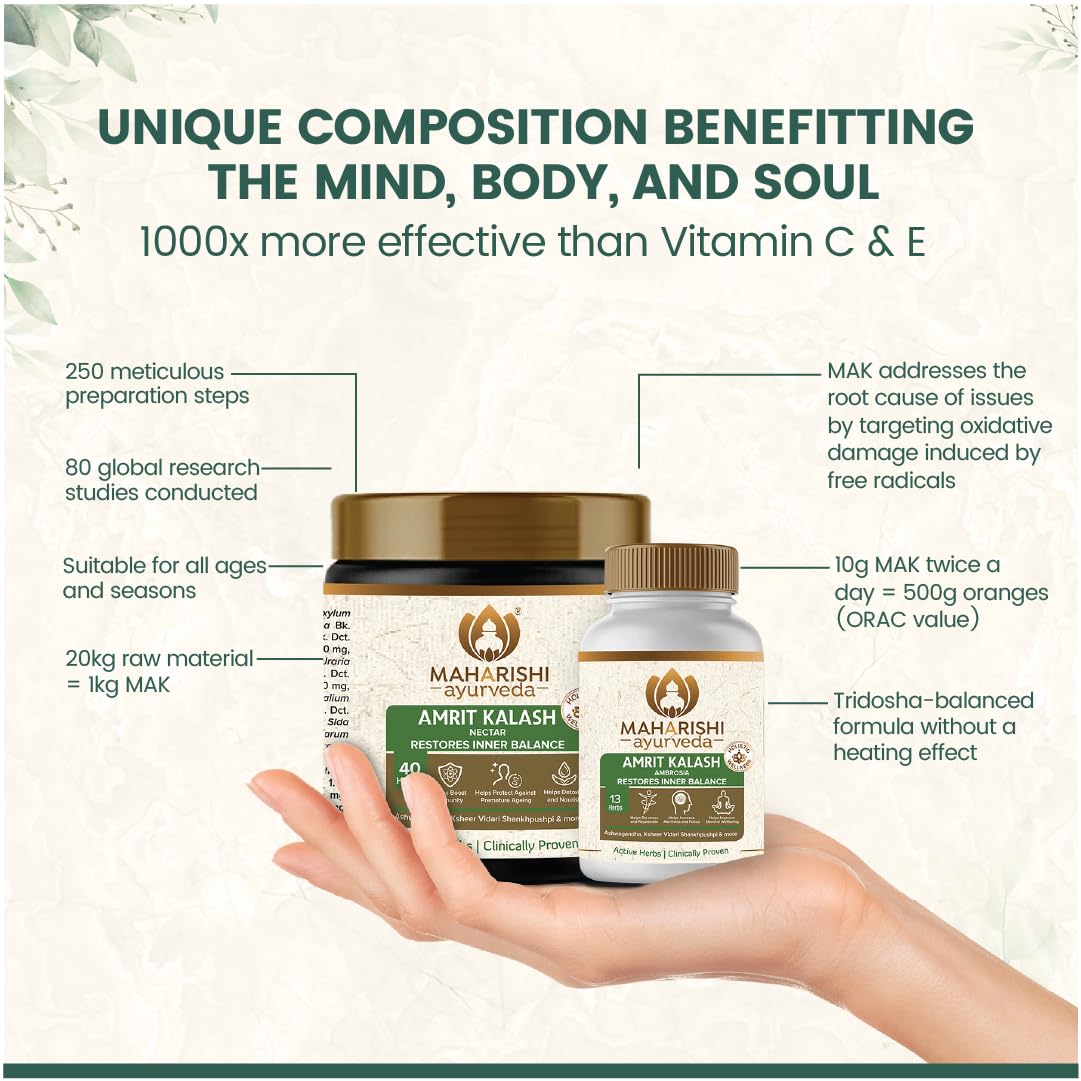 Zephivo Maharishi Ayurveda Amrit Kalash Nectar Paste 600 gms