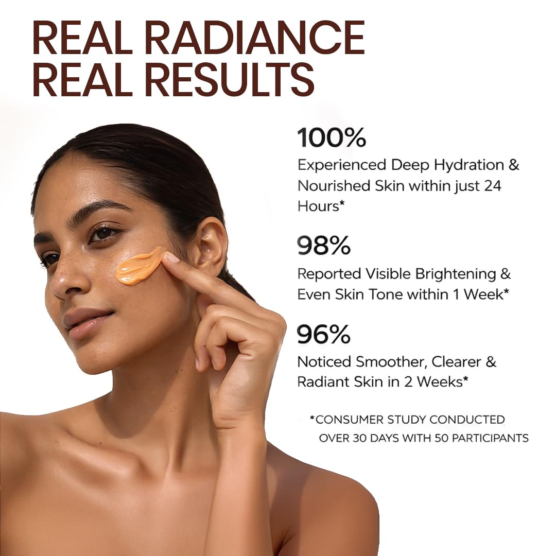 Mitchell USA Saargol Brightening Day Face Cream | With Saffron, Niacinamide & Alpha Arbutin | Hydrating Face Moisturiser for Glowing Skin | | Anti Aging Cream for Women & Men | All Skin Types | 50g