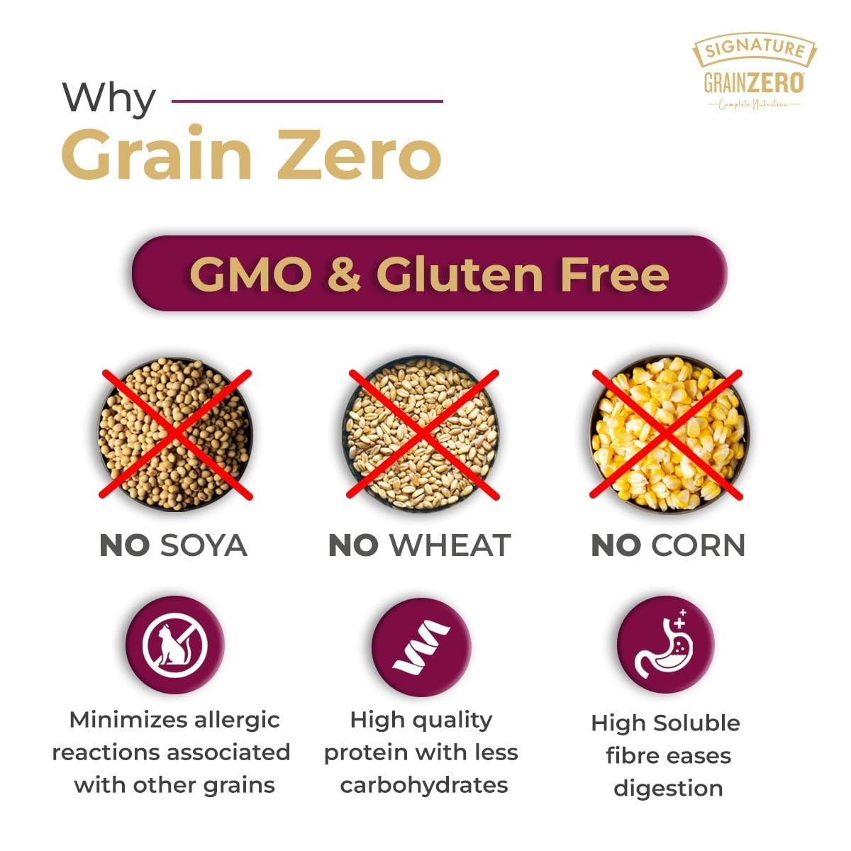 Grain Zero Adult Dry Cat Food 1.2kg | Ocean Fish, Sardine & Mackerel | 48% Fresh Fish Inclusion | Grain-Free & Gluten-Free | Promotes Healthy Skin & Coat | Suitable for All Breeds