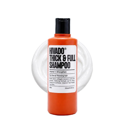 HIVADO Thick & Full Shampoo for Men 250ml | Biotin & Plant Collagen | Hair Thickening Formula | For Thin & Fine Hair