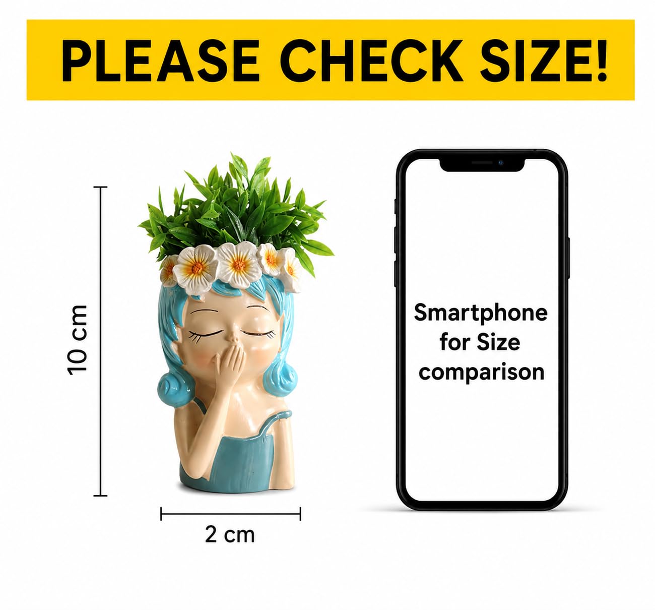 Kawai Homes Boho Girl 3 Resin Miniature Figurine Showpiece