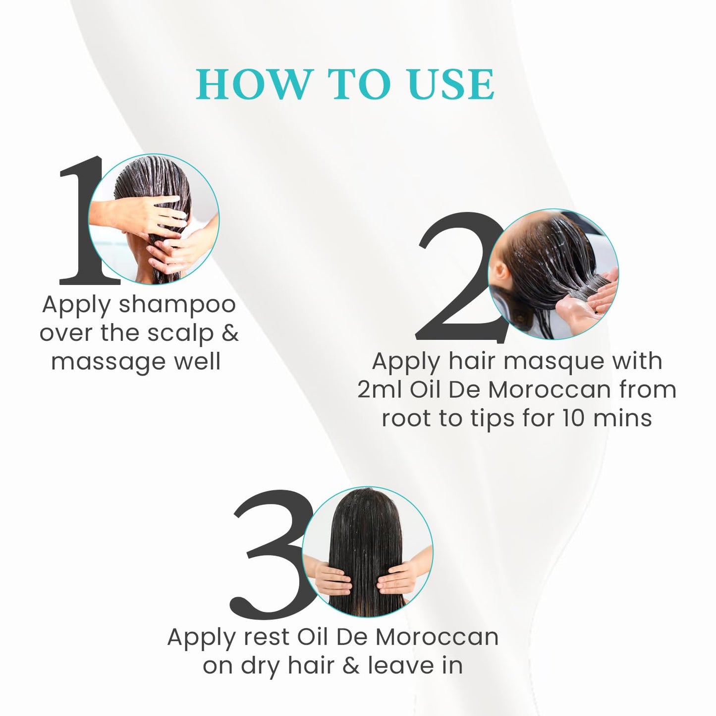 O3+ Oil De Moroccan Hair Spa Kit With Argan Oil Hair Mask For All Hair Type | 40gm+23ml