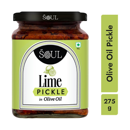 ADF Soul lime pickle | Bursting with spice and tang, crafted in 100% Olive Oil | 275g