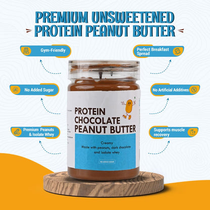 ANAVRIN Chocolate Peanut Butter with Whey, 400gm | High Protein Creamy Butter | No Added Sugar | 100% Roasted Peanuts Healthy Spread | Rich in Vitamin E, Magnesium & Potassium | Gluten Free