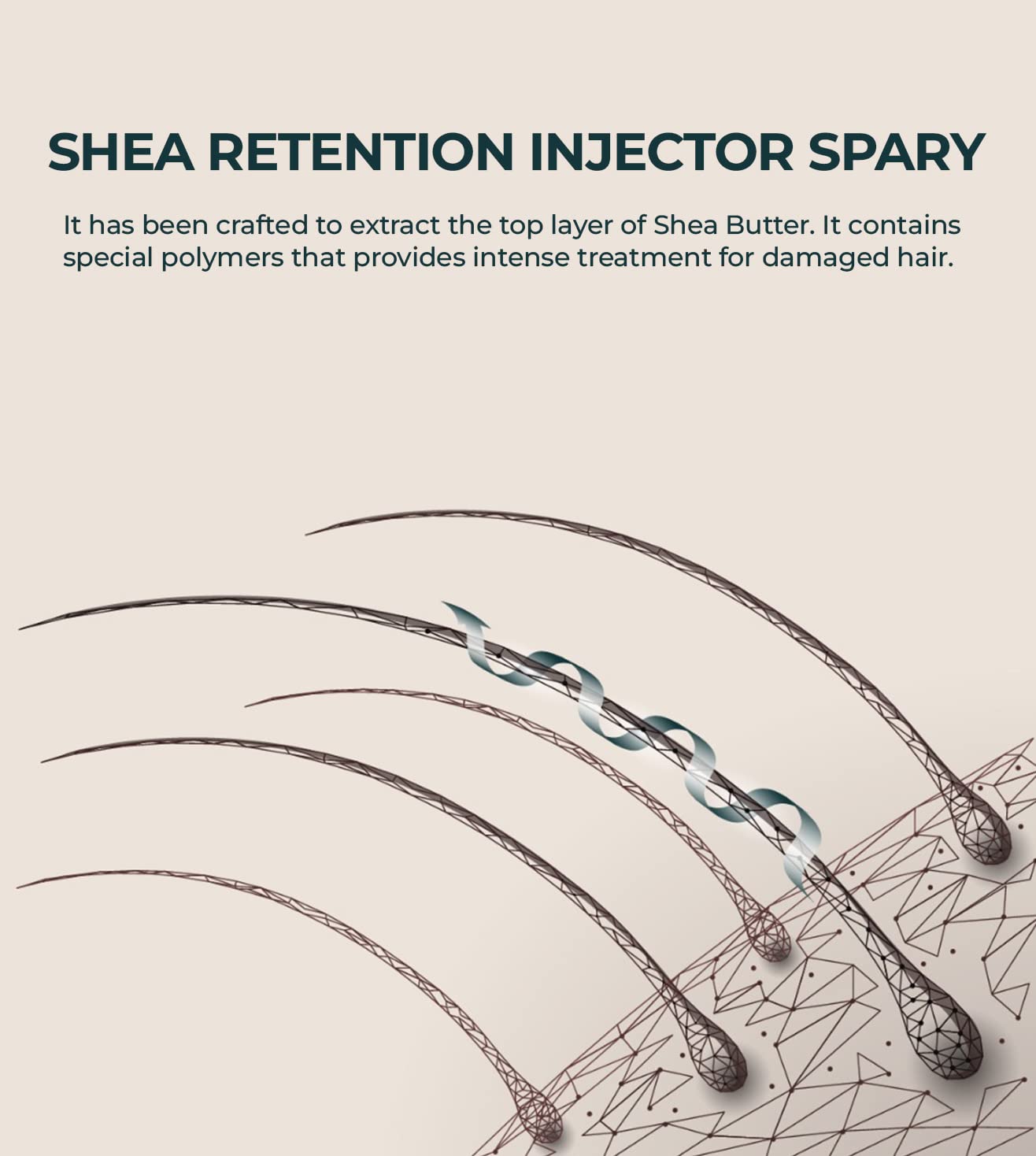 Beauty Garage Pure African Shea Retention Treatment Hair Injector Spray 30ml
