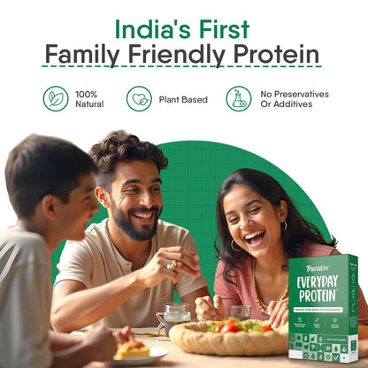 Trunativ Cookable Vegan Plant Protein Isolate| 90% Protein Per Serving | Muscle Growth & Immunity Booster | Soy & Pea Protein Powder |No Added Sugar | Higher Protein Absorption | Unflavoured 900g (Pack of 1)