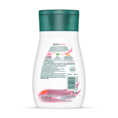 Back view of a shampoo bottle with text and branding on a white background