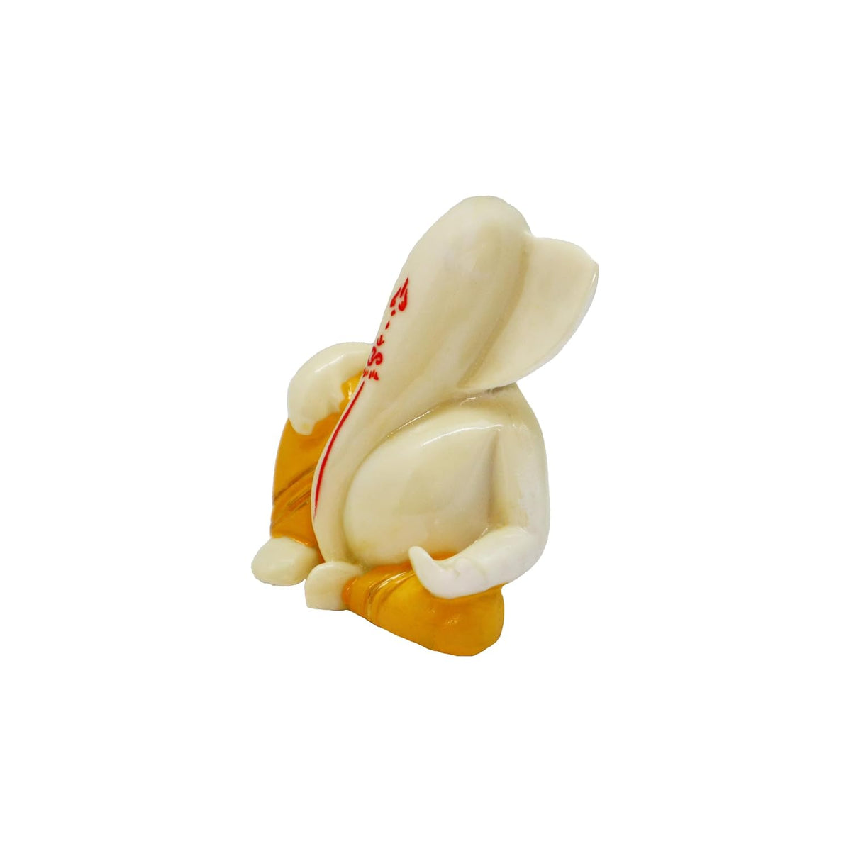 Ganesh Murti for Home & Office Decor, Ganesha Hand Crafted Best Car Dashboard Room Decoration Item (Sund Ganesha Yellow)