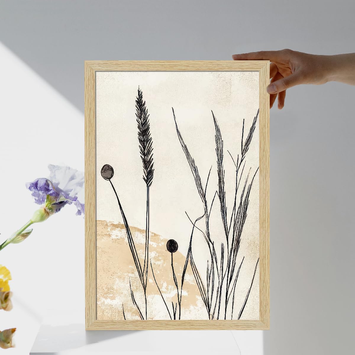 Boho Paintings for Living Room | Abstract Wall Paintings