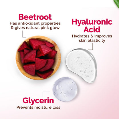 Mamaearth Beetroot Hydraful Light Moisturizing Cream with Beetroot & Hyaluronic Acid | For Hydrated Pink Glow | For Face, Hand & Body | 24-H Moisturization | Quick Absorbing | Non-Greasy | Soft Moisturizer | 200 g