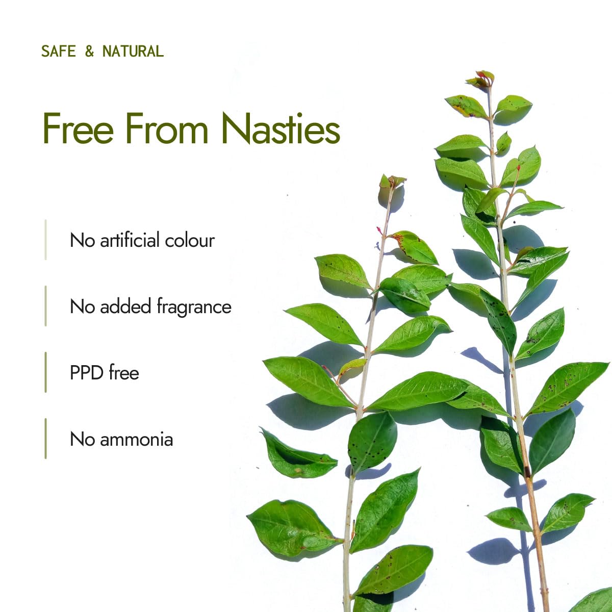 Kapiva Organic Henna & Indigo Powder | Natural Hair Colour | Prevents Dandruff | For Conditioned, Healthy Hair