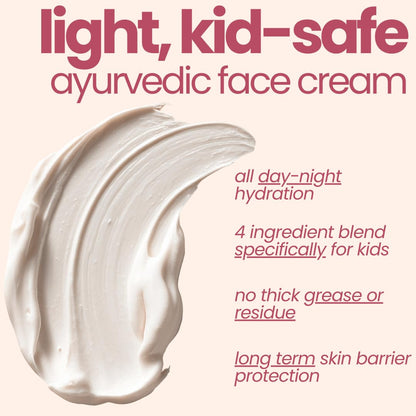 Tuco® Kids Kumkumadi Face Cream | Lightweight, Non Greasy & Fast Absorbing | Infused with Kumkumadi, Red Sandal Majistha & Turmeric | Fights Tan, Brighten Skin & Reduce Dull Spots | SLS & Paraben Free | Safe for Baby-50gm