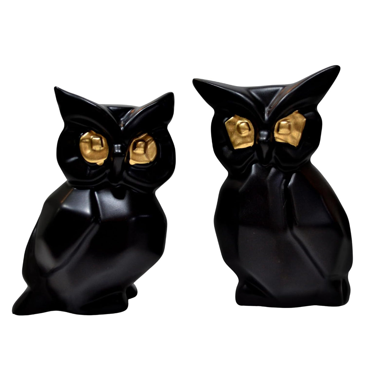 Owl Couple Showpiece Statue for Good Luck, Home Decoration Items for Living Room, Owl for Office Desk Good Luck Fengshui Ceramic Items, Centre Table Decor, Wedding Valentine's Day Gift
