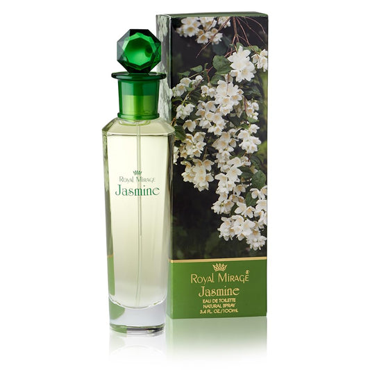 Royal Mirage Jasmine Eau De Toilette | Perfume for Women | Long-Lasting Floral Freshness | Green Apple, Jasmine & Clove Notes | Long-Lasting Fragrance | Everyday Elegance | Gift for Woman | 200ml