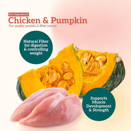 Himalaya Healthy PET Food for Adult Dogs | Chicken & Pumpkin | 1.2kg | Complete & Balanced Nutrition with Mountain Knot Grass, Tree of Heaven, Guduchi & Pumpkin