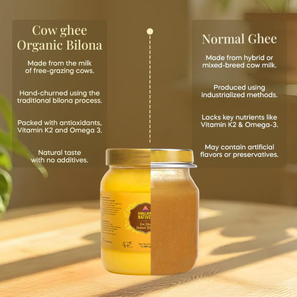 Himalayan Natives Cow Ghee Organic Bilona Pet Bottle, 1000 ml