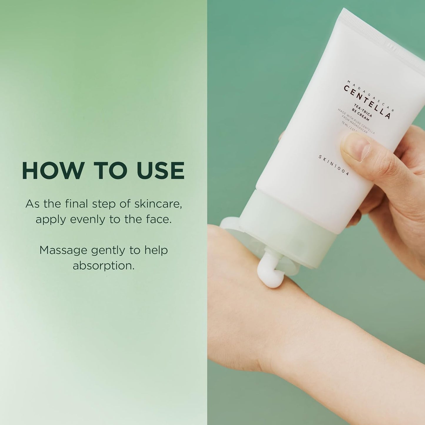 SKIN1004 Madagascar Centella Tea-Trica B5 Cream | Made with pure Centella | 2.53 fl.oz | 75ml