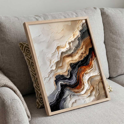 Aesthetic Art Home Decoration Painting | Paintings With Frame For Living Room Bed Room Hotel Wall Decor Digital Reprint (19x25 inch)