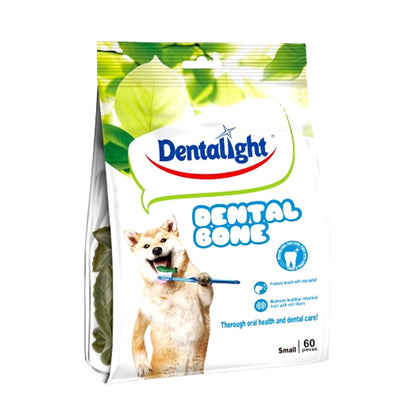 Gnawlers Dental Bone | Dog Treats | Small | 60 in 1 | by Dogsncats