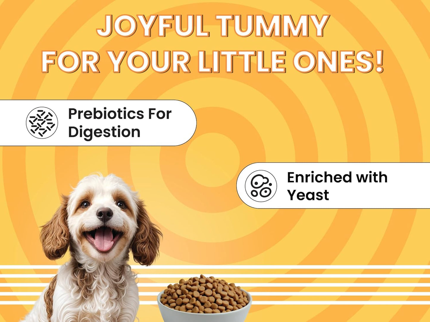 BARK OUT LOUD Essentials Small & Mini Breed Adult Dog Food Real Chicken & Egg | Gluten-Free, Prebiotics & Fish Oil for Immunity | Dry Dog Food for Shihtzu, Poodle - 1 Kg