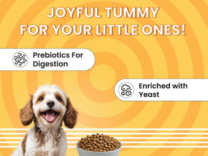BARK OUT LOUD Essentials Small & Mini Breed Adult Dog Food Real Chicken & Egg | Gluten-Free, Prebiotics & Fish Oil for Immunity | Dry Dog Food for Shihtzu, Poodle - 1 Kg