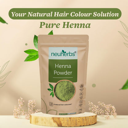 Neuherbs Henna Powder - 100g For Hair Colour | Promotes Hair Growth | 100% Pure & Natural With No Added Preservatives