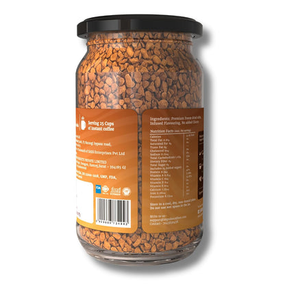 Impulse Coffees - Caramel Flavoured Instant Coffee Powder | Premium Freeze Dried Arabica Caramel Coffee Powder | Smooth Instant Coffee, Hot & Cold, 50g