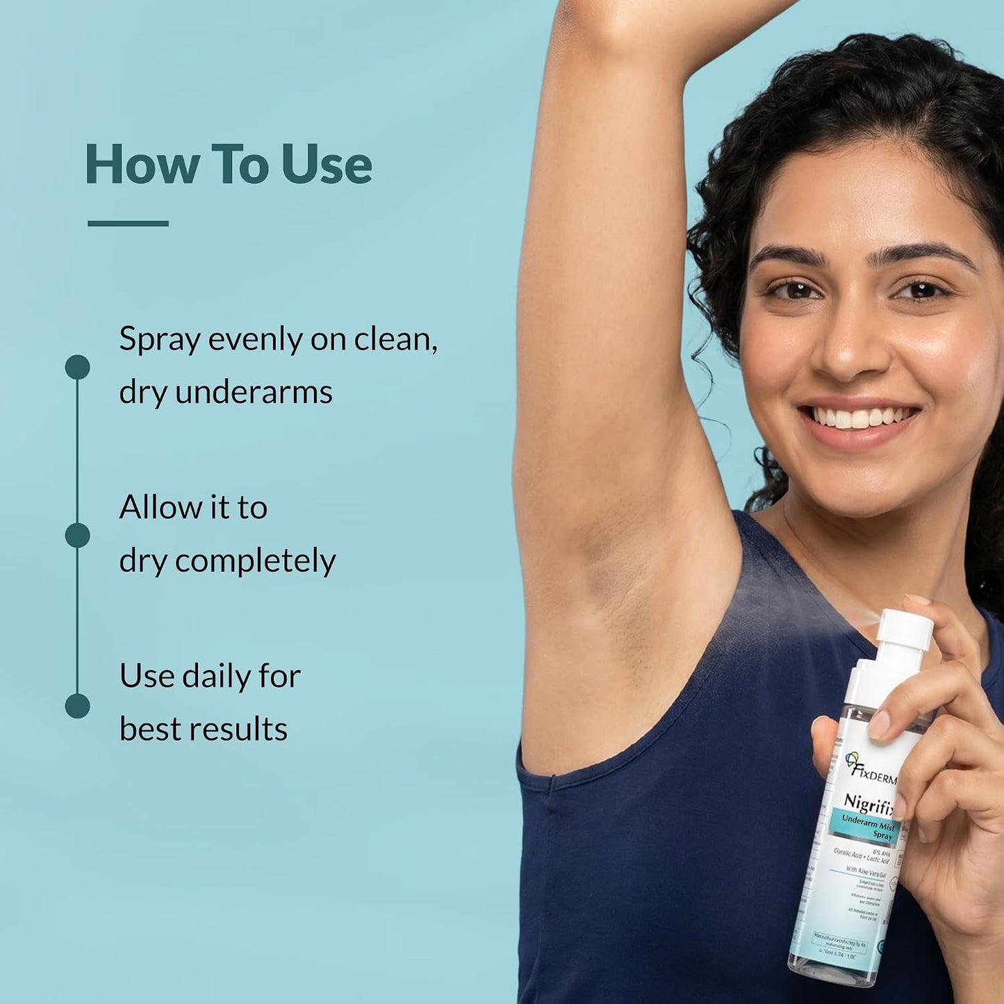 Fixderma Nigrifix Underarm Mist Spray For Dark Underarms Removal 100ml