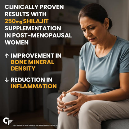 Carbamide Forte Shilajit Gold Capsules For Women With Pure Shilajeet Swarna Bhasma, Saffron & Ashwagandha | Himalayan Shilajit for Women | Shilajeet Gold Original | 60 Veg Capsules