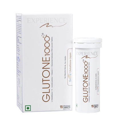 GLUTONE 1000 supplement packaging on a white background