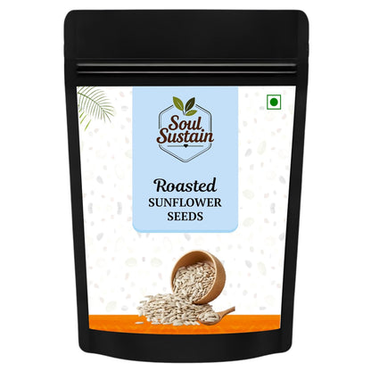 Roasted Sunflower Seeds Snack | Roasted Seeds | Healthy Plant Protein, Fiber & Omega | Gluten Free Vegan Snack for Workout, Travel, School | Sunflower Kernels | Natural Roasted Seeds