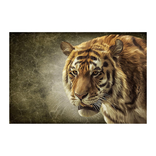 Tiger Paintings for Living room, Tiger Poster Big Size with Sparkle Coated Lamination - 5871 (Self Adhesive) 18x24 Inch
