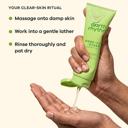 Earth Rhythm Aloe Dew Oil & Acne Control Face wash with Salicylic Acid 100ml