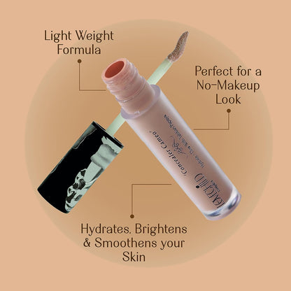 Lovechild Masaba Concealer Cream Cameo- Silver Screen Almond, Natural Finish, For All Skin Types, Full Coverage, 5Gm