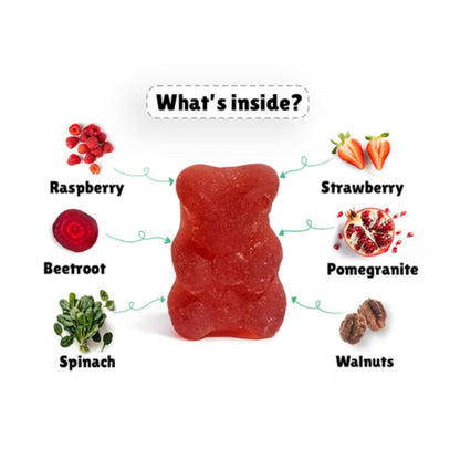 Little Joys DHA Brain Health Gummies For Kids | 2-6 years | 60 Day Pack | Improved Concentration, Mood & Sleep | Packed With 8 Vitamins & Minerals | Multivitamin Gummies For Kids With No Added Sugar