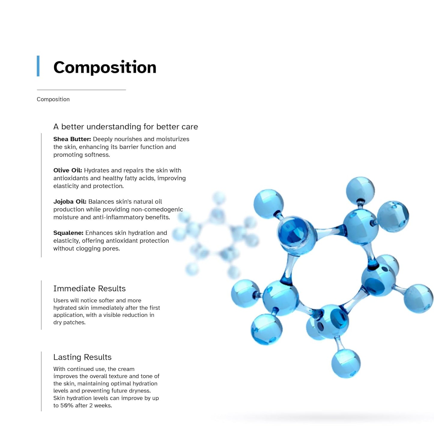 M Intense Moisturizing Face Cream With Shea Butter, Olive Oil & Jojoba Oil For 24 Hour Moisture Surge & Hydration | Suitable For All Skin Types (70gm)