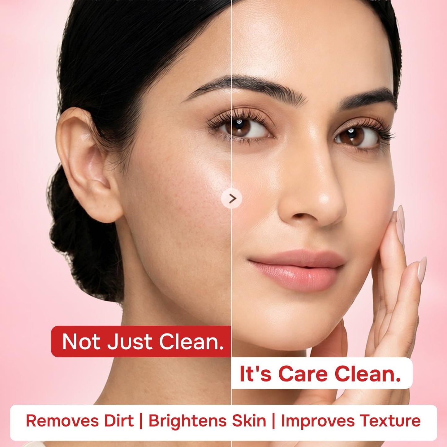 Swiss Beauty Care Juicy Glow Face Wash | Strawberry + Glycolic Acid | Removes Dirt & Grime | Refreshes and Revitalises Refines Skin Texture | Gently Exfoliates - 100g