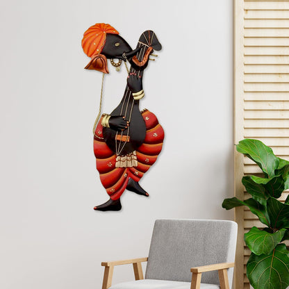 Lord Ganesha Playing Sitar Wall Hanging