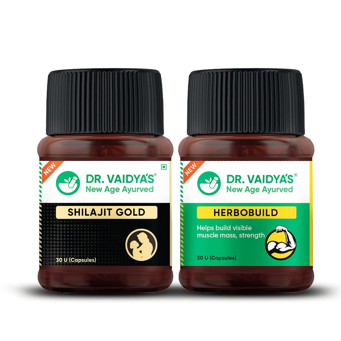 DR. VAIDYA'S new age ayurveda Combo For Men (Shilajit Gold 30 capsules & Herbobuild 30 capsules)